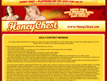 Tablet Screenshot of honeychest.com